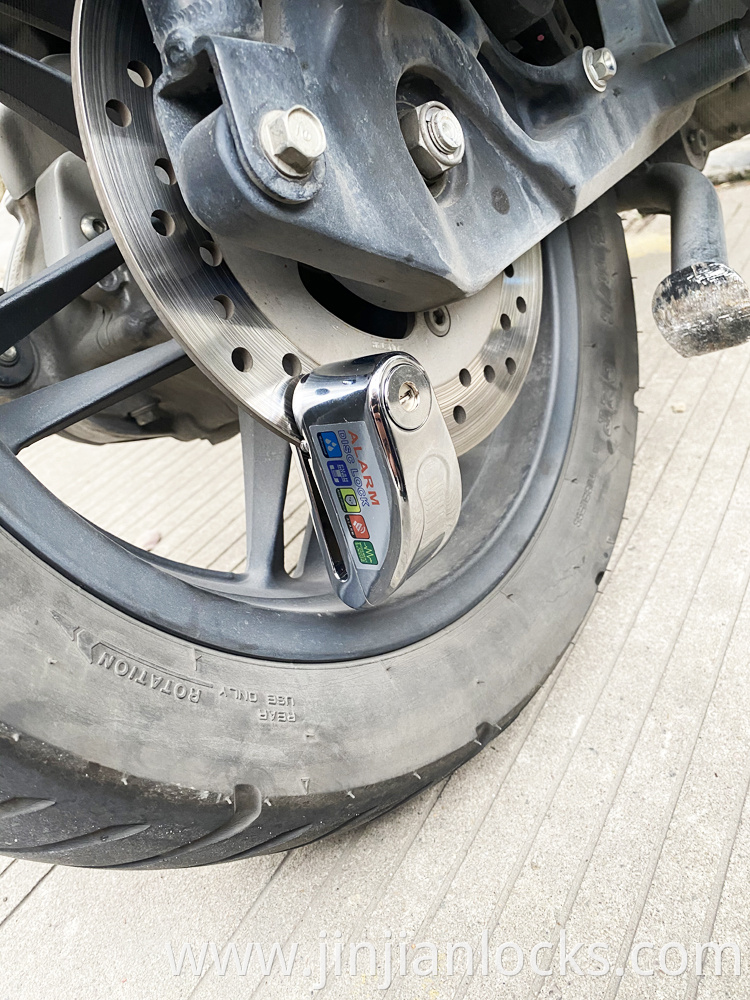 Zinc Alloy Electric Bike Disc Lock for Electric Bicycle Disc Brake Lock 5.5mm Motorcycle Lock